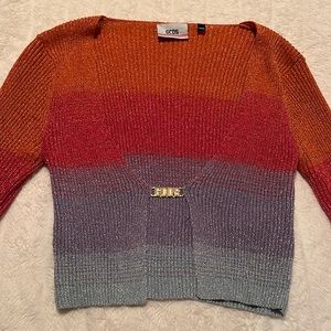 GCDS LUREX DEGRADÉ MINI CARDIGAN